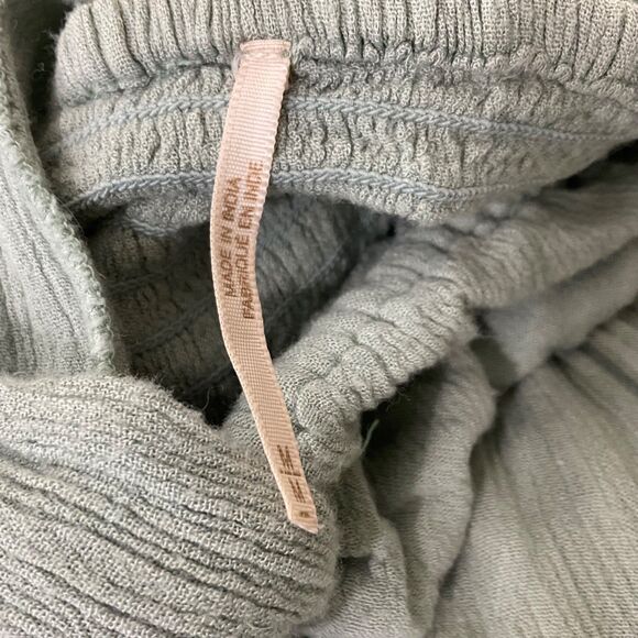 Urban Outfitters Smocked Wide Leg  jumpsuit Romper halter women‘s M green Boho - Picture 6 of 16